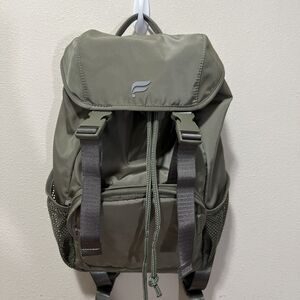 Fabletics The Cargo Backpack Riley, Green Gym Bag Hiking Picnic Outdoor Active
